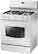 Left. Samsung - 5.8 Cu. Ft. Self-Cleaning Freestanding Gas Range - White.