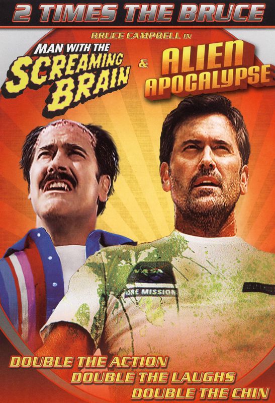  The Man with the Screaming Brain/Alien Apocalypse [2 Discs] [DVD]