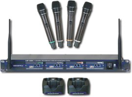 VocoPro - 4-Channel UHF Wireless Microphone System - Front_Zoom