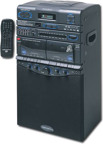 Front. VocoPro - Semi-Pro Karaoke System - Black.