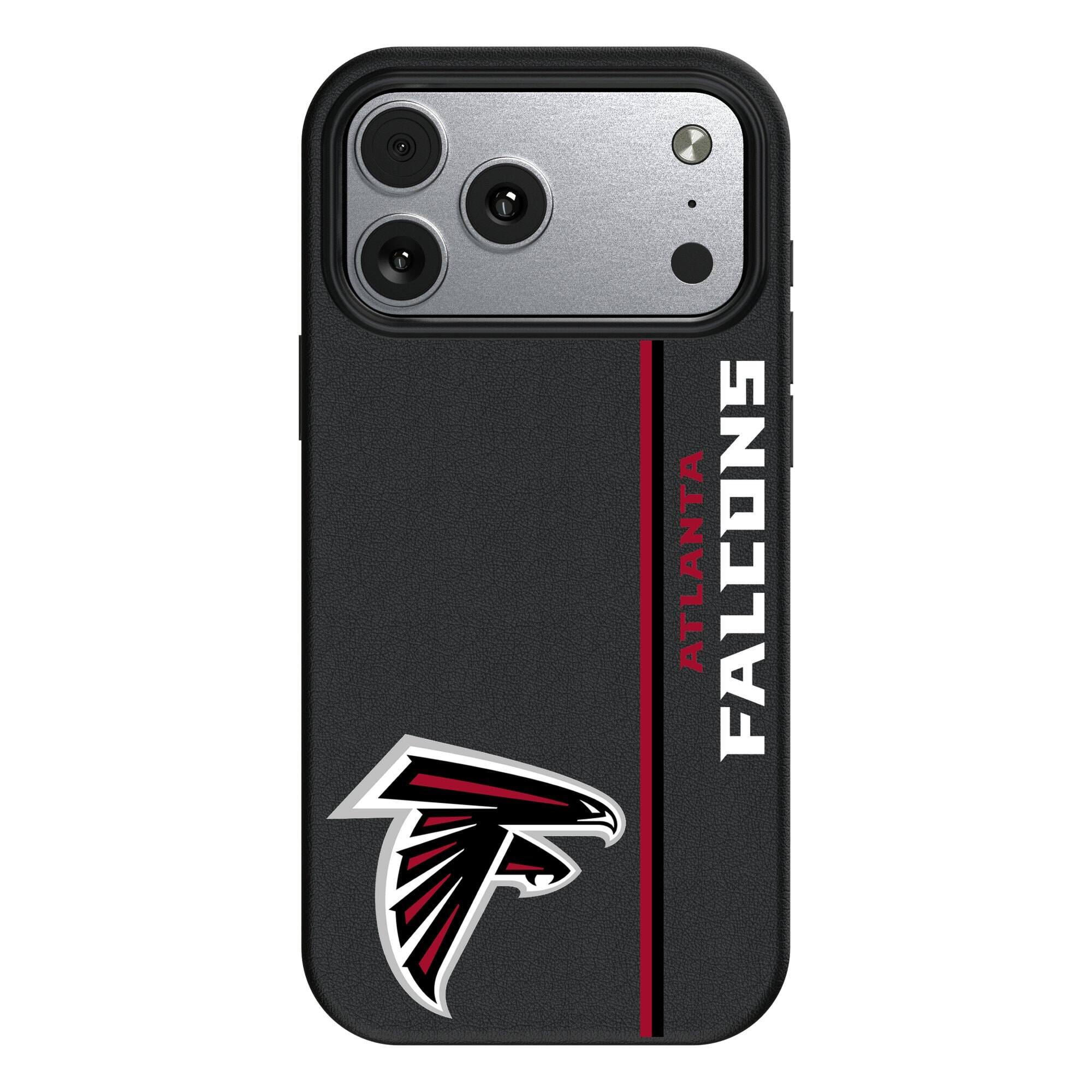 Keyscaper - NFL - Atlanta Falcons iPhone Magnetic Bump Case - 15 - Black