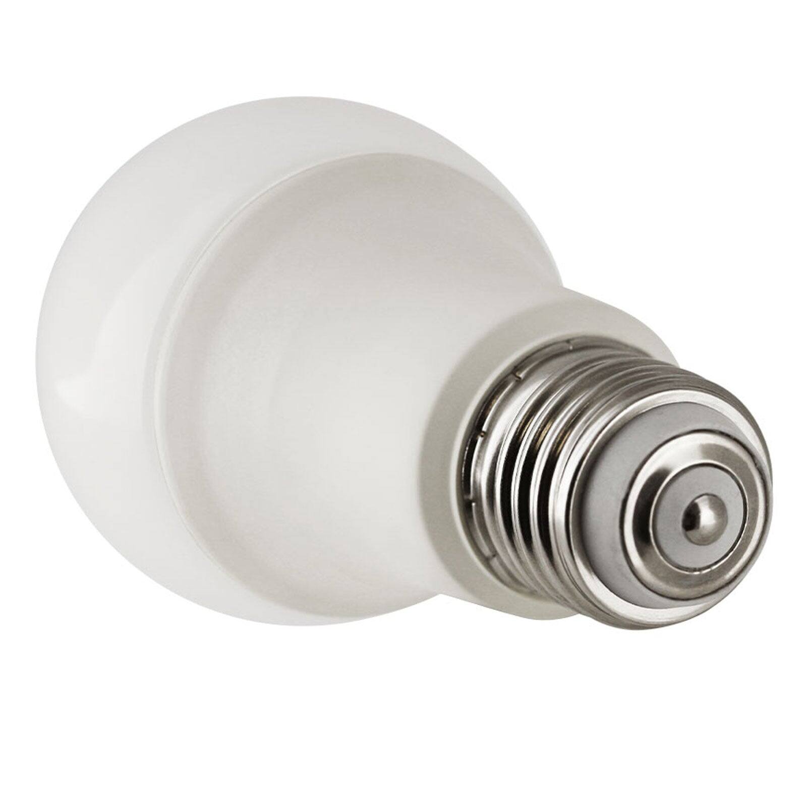 Angle. VIRIBRIGHT - 40/60/80-Watt EQ A19 E26 3-Way LED Light Bulb 2700K, 1-Pack - White.