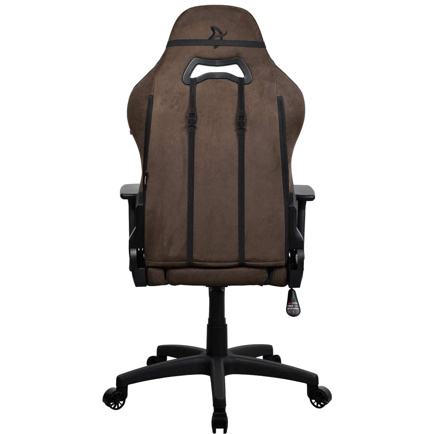 Alt View 13. Arozzi - Torretta Supersoft Upholstery Fabric Gaming Chair - Brown.