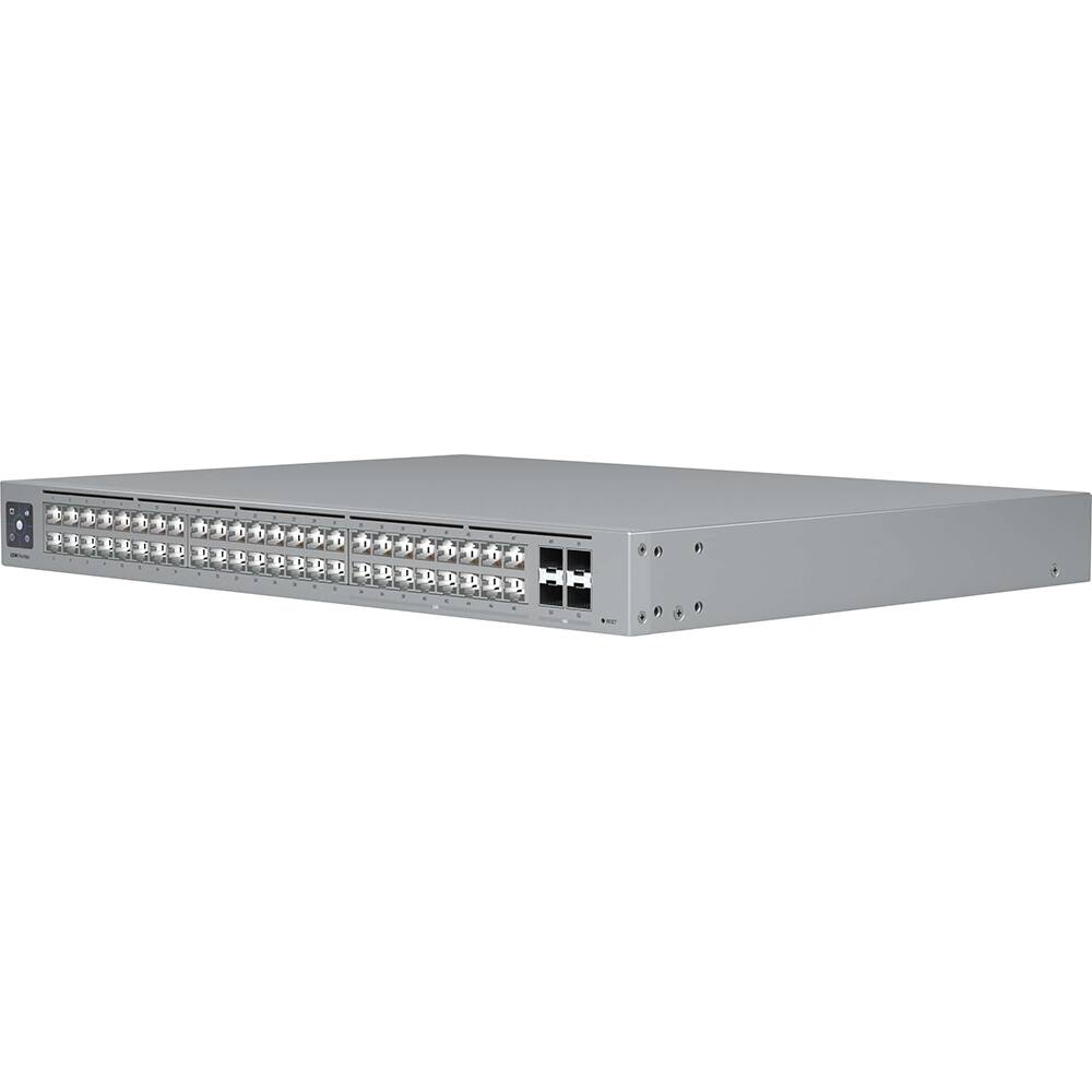 Front. Ubiquiti - Pro Max 48-Port 2.5G/1G Managed Network Switch USW-Pro-Max-48 - Gray.