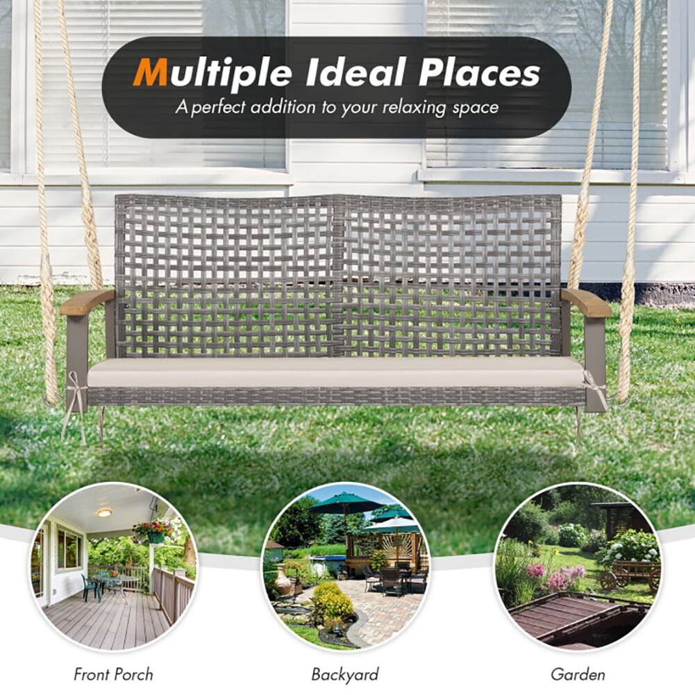 Multiple Ideal Places  
A perfect addition to your relaxing space  

Front Porch  
Backyard  
Garden