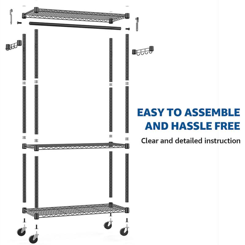 EASY TO ASSEMBLE AND HASSLE FREE  
Clear and detailed instruction
