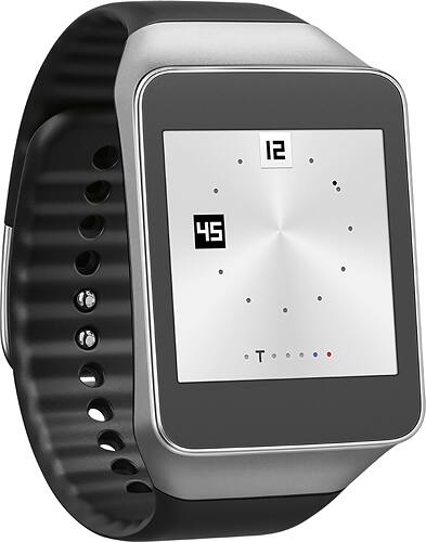 Alt View 2. Samsung - Geek Squad Certified Refurbished Gear Live Smartwatch Metal - Black Plastic.