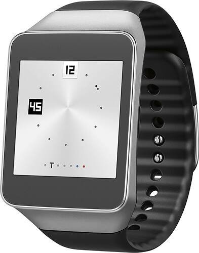 Alt View 3. Samsung - Geek Squad Certified Refurbished Gear Live Smartwatch Metal - Black Plastic.