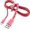 Modal - 4' Twist Lightning Charge-and-Sync Cable - Pink-Front_Standard