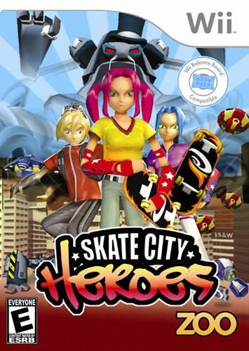 Front Standard. Skate City Heroes - Nintendo Wii.