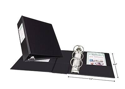 Alt View 3. Avery - Mini 2" 3-Ring Mini Binders - Black.