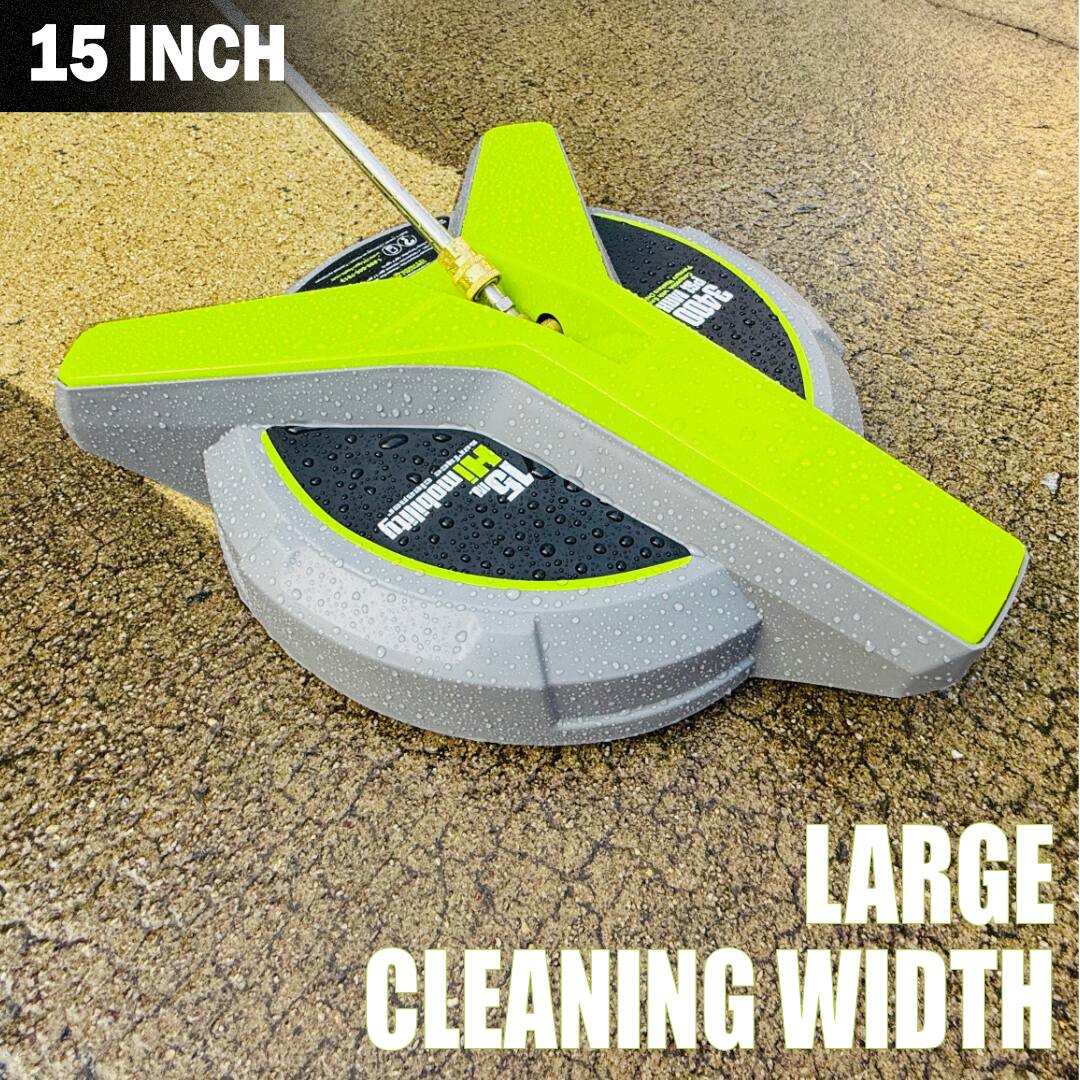 15 INCH  
LARGE CLEANING WIDTH