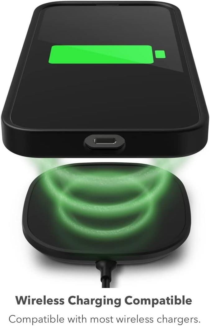 Wireless Charging Compatible  
Compatible with most wireless chargers.
