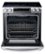 Alt View Zoom 1. Samsung - 5.8 Cu. Ft. Self-Cleaning Slide-In Electric Convection Range - Stainless steel.