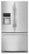 Front. Frigidaire - Gallery 22.6 Cu. Ft. Frost-Free Counter Depth French Door Refrigerator with Thru-the-Door Ice and Water - Stainless steel.