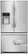 Alt View 18. Frigidaire - Gallery 22.6 Cu. Ft. Frost-Free Counter Depth French Door Refrigerator with Thru-the-Door Ice and Water - Stainless steel.