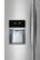Alt View 4. Frigidaire - Gallery 22.6 Cu. Ft. Frost-Free Counter Depth French Door Refrigerator with Thru-the-Door Ice and Water - Stainless steel.