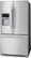 Left. Frigidaire - Gallery 22.6 Cu. Ft. Frost-Free Counter Depth French Door Refrigerator with Thru-the-Door Ice and Water - Stainless steel.