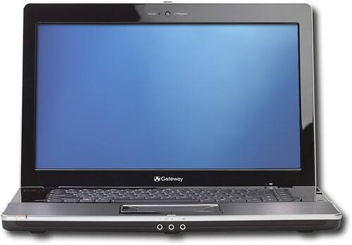 Front Standard. Gateway - Laptop with Intel® Centrino® Processor Technology - Black.