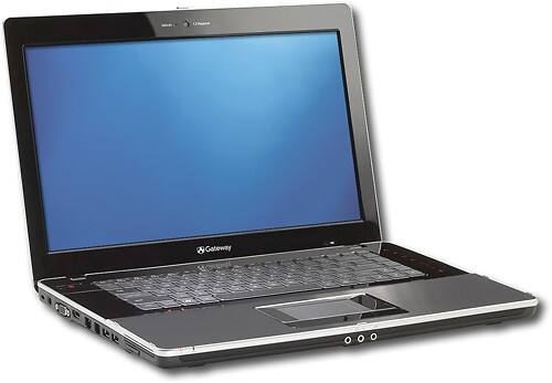 Angle Standard. Gateway - Laptop with AMD Turion™ X2 RM-72 Dual-Core Mobile Processor - Red.
