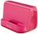 Front Standard. iHome - Portable Stereo Speaker System for Apple® iPad®, iPod® and Most MP3 Players - Neon Pink.