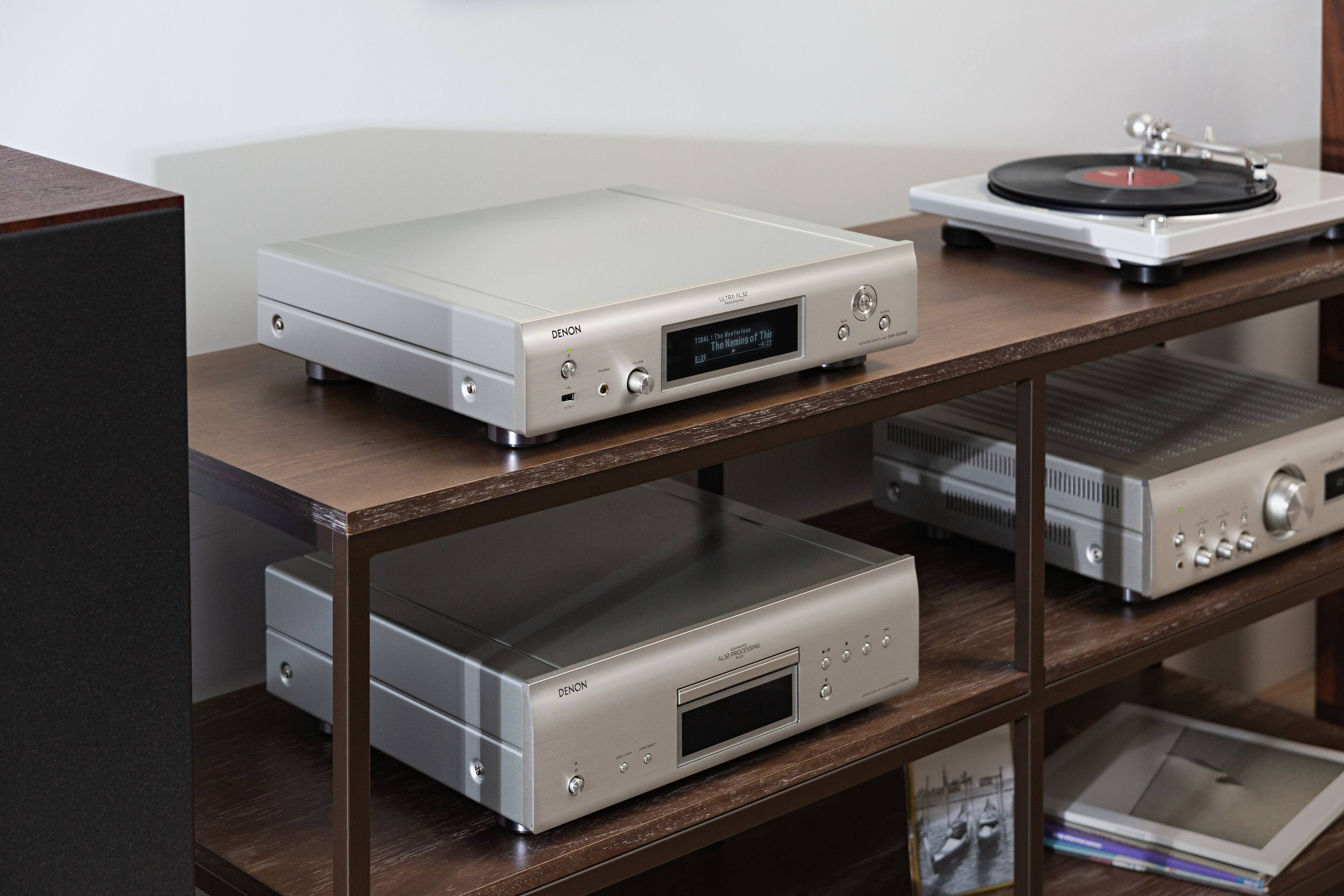 Alt View 15. Denon - DNP-2000NE Network Audio Player with HEOS, Alexa Compatible - Silver.