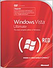 Front Detail. Microsoft Windows Vista™ Ultimate Upgrade Red Edition with Service Pack 1 - Windows.