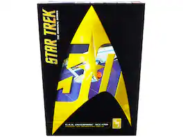 AMT - Skill 2 1/650 Scale Model Kit U.S.S. Enterprise NCC-1701 Refit Starship Star Trek Original Series 50th Anniversary - Multi
