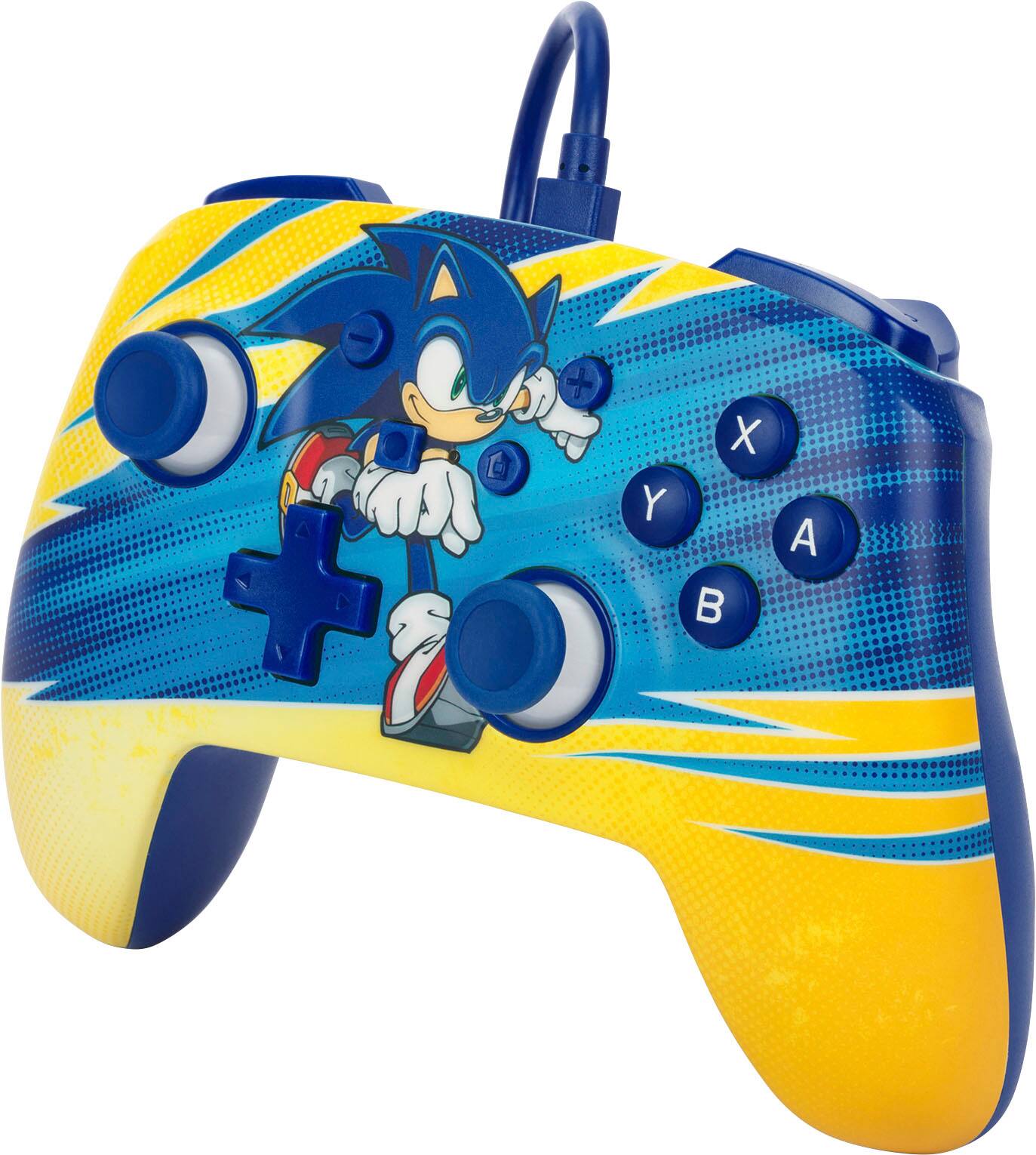 Left. PowerA - PowerA Enhanced Wired Controller for Nintendo Switch - Sonic Boost - Sonic Boost.