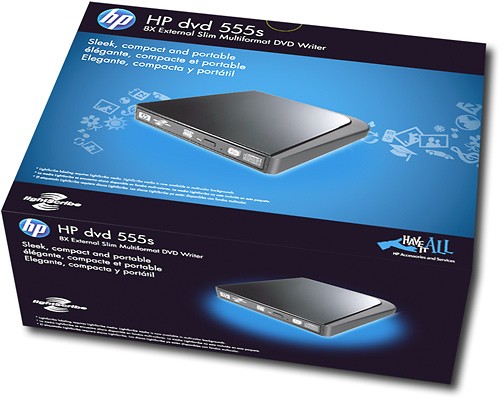 Best Buy: HP 8x External Double-Layer DVD±RW/CD-RW Drive DVD555s