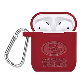 Artinian - San Francisco 49ers Debossed Silicone AirPods Case Cover - No Size - Multicolor