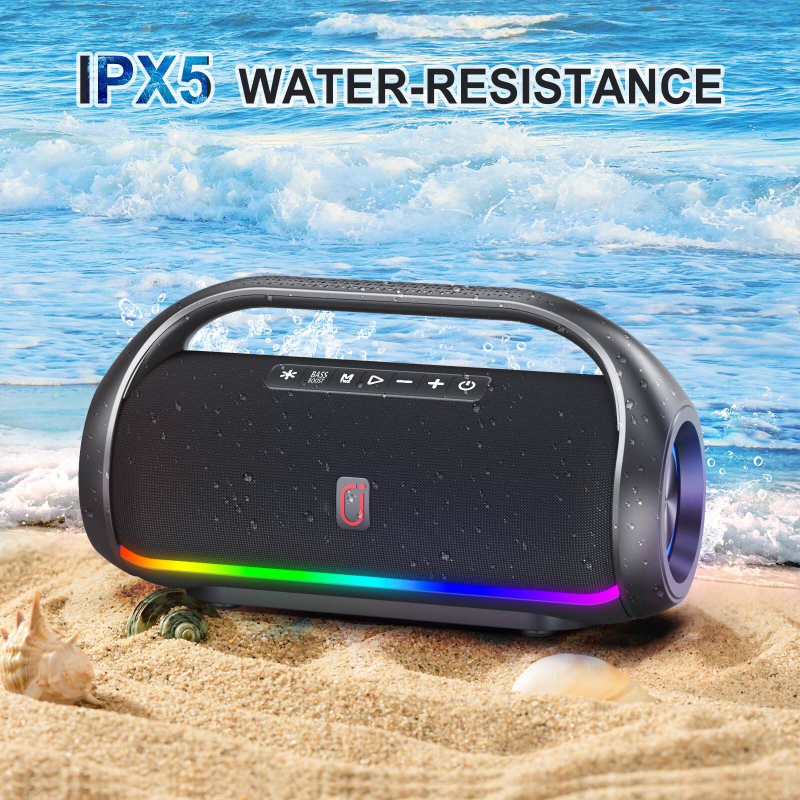 IPX5 WATER-RESISTANCE