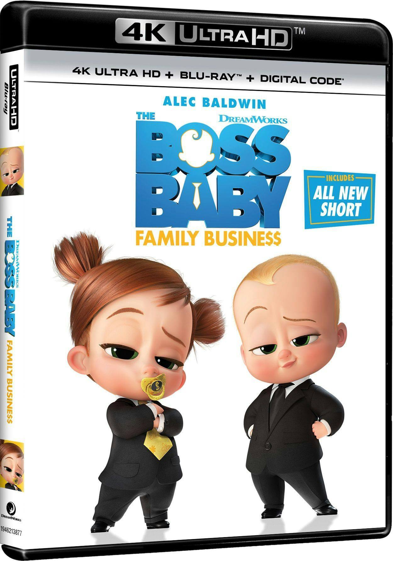 Angle. The Boss Baby: Family Business   - 4K Blu-Ray.