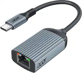 Acer - USB C to Ethernet Adapter, Plug and Play RJ45 to Type C Network Dongle(Thunderbolt 3/4 Compatible)