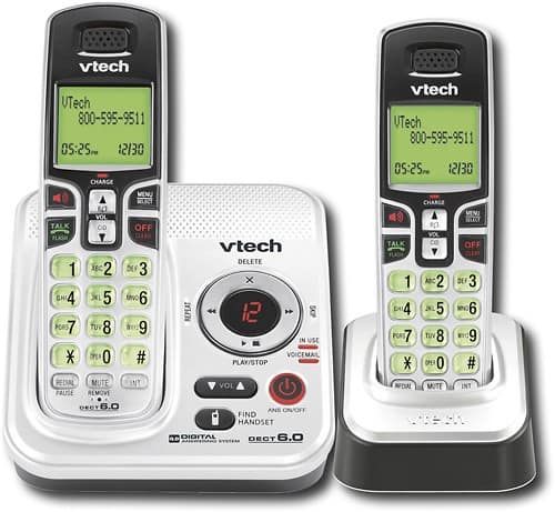 Customer Reviews: VTech DECT 6.0 Cordless Phone System with Digital ...