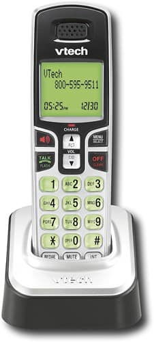 Front Standard. VTech - DECT 6.0 Cordless Expansion Handset for Select VTech Expandable Phone Systems.