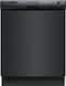 Frigidaire - 24" Built-In Dishwasher with Stainless-Steel Tub - Black-Front_Standard