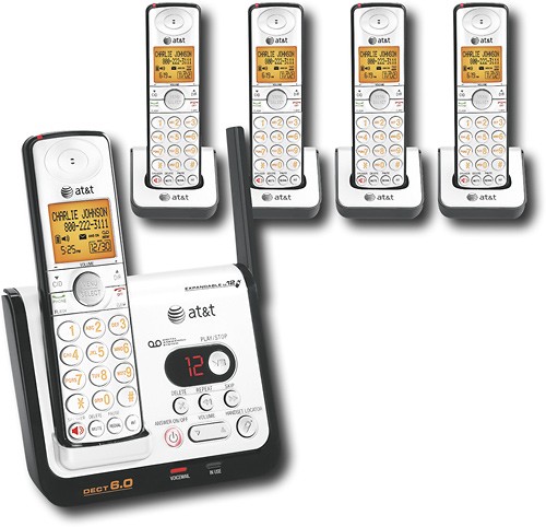  AT&amp;T - DECT 6.0 Expandable Cordless Phone System with Digital Answering System