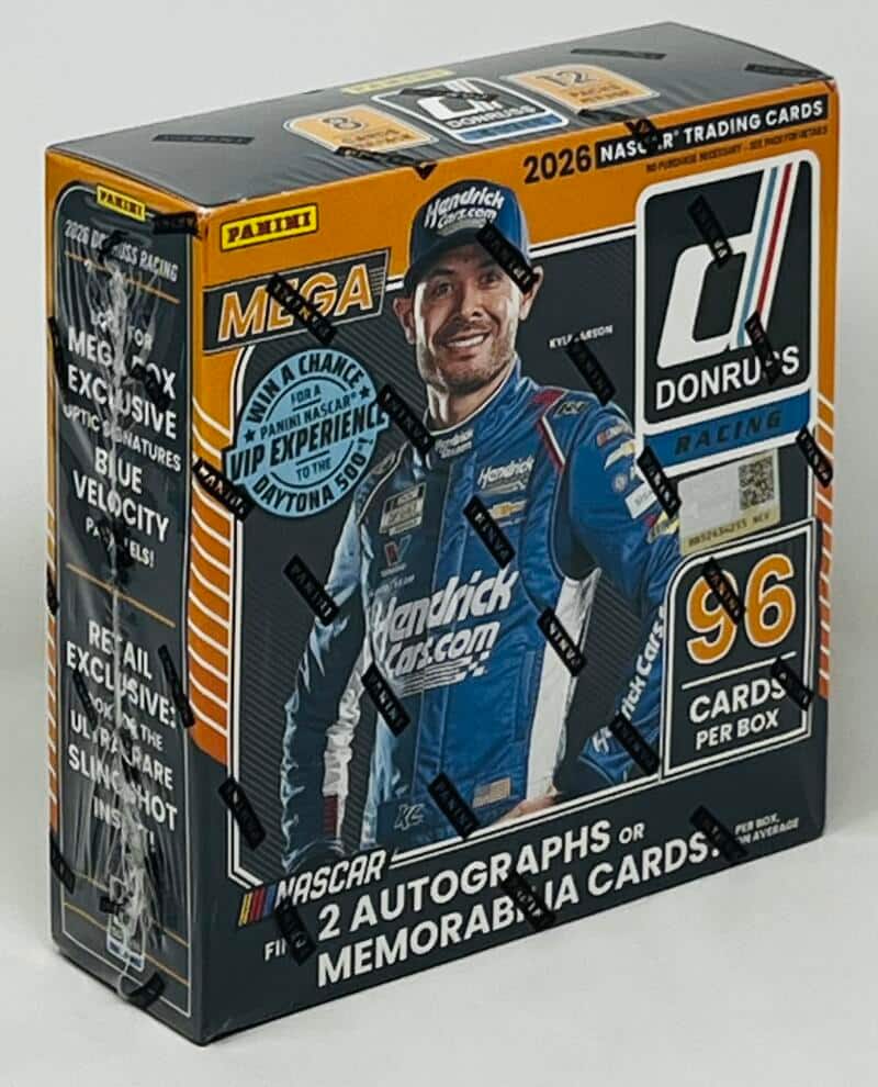 2026 Panini Donruss NASCAR Racing Mega Box price history on PriceWatchPro