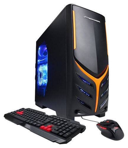  CyberPowerPC - Gamer Ultra Desktop - AMD FX-Series - 8GB Memory - 500GB Hard Drive - Black/Blue