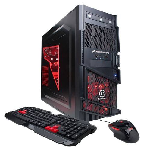 Front Standard. CyberPowerPC - Gamer Xtreme Desktop - 8GB Memory - 1TB Hard Drive.