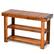 Alt View 21. Costway - 3-Tier Wood Shoe Rack 27.5' Shoe Bench Freestanding Boots Organizer Heavy-duty - Teak.