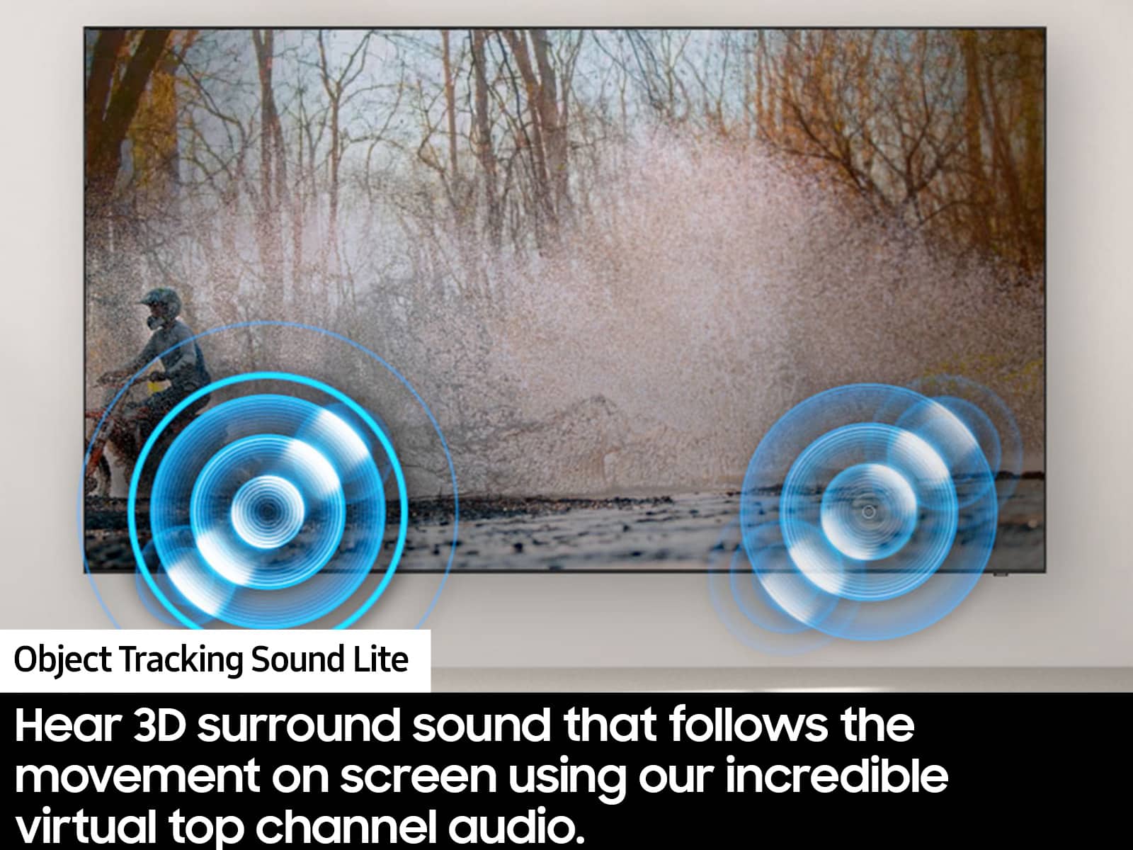 Object Tracking Sound Lite: Hear 3D surround sound that follows the movement on screen using our incredible virtual top channel audio.