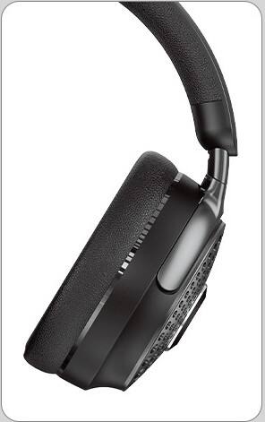 Alt View 1. Krane & Bauer - Krane & Bauer STORM II Wireless Noise-Canceling Over-the-Ear Headphones - Black.