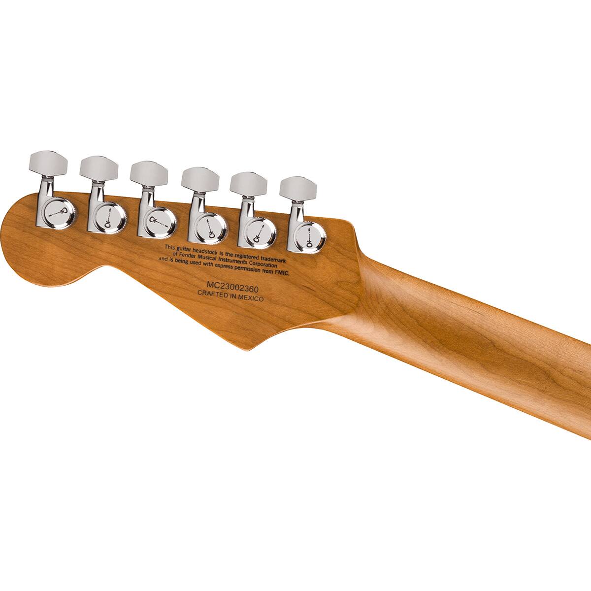 This guitar headstock is the registered trademark of Fender Musical Instruments Corporation and is being used with express permission from FMIC. MC23002360 CRAFTED IN MEXICO