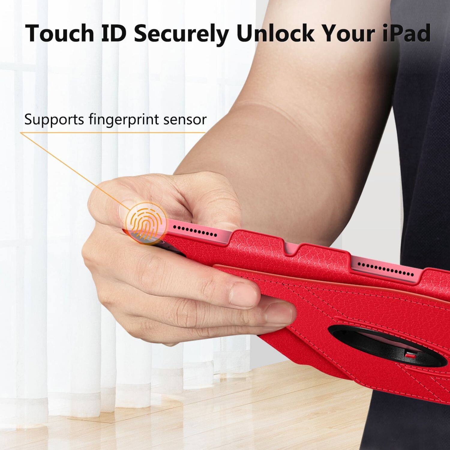 Touch ID Securely Unlock Your iPad

Supports fingerprint sensor