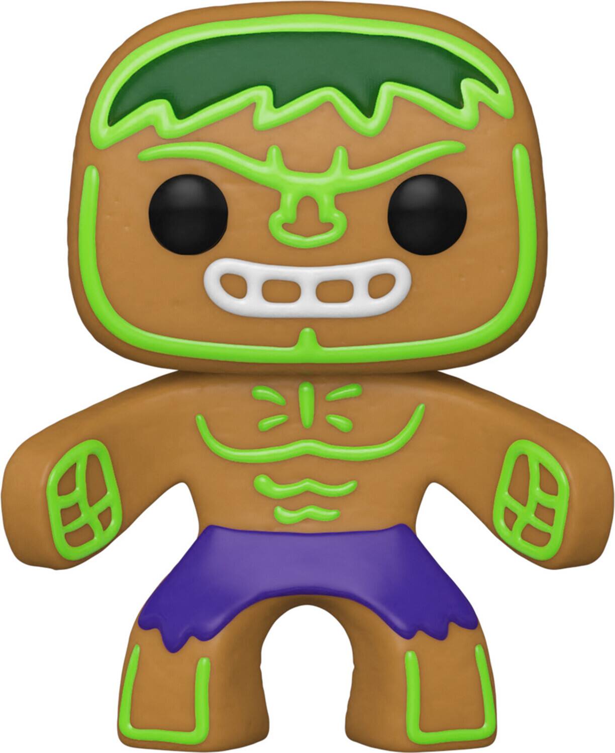 Front. Funko - FUNKO POP! MARVEL: Holiday- Hulk   - Collectibles - Multicolor.