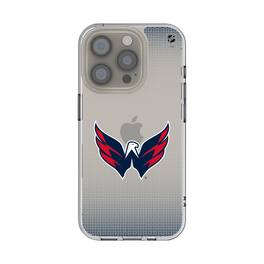 Keyscaper - NHL - Washington Capitals Linen Logo iPhone Clear Case - 14 - Multicolor