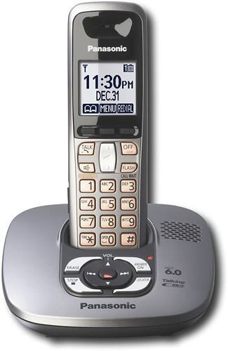 Best Buy: Panasonic DECT 6.0 Expandable Cordless Phone System with ...