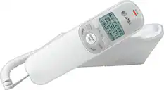 Angle. AT&T - TR1909 Trimline Corded Phone - White.
